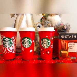 Christmas Holiday Starbucks tumbler cup warm drinks